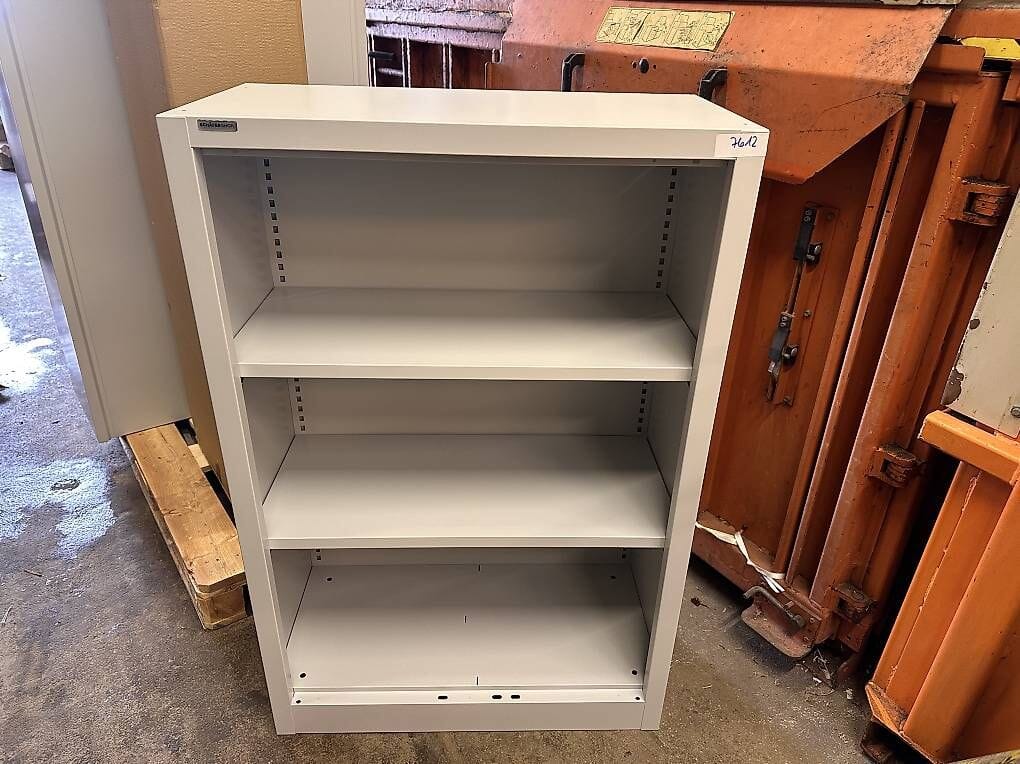 Review neues Metallregal B800xT400xH1220 mm, lichtgrau