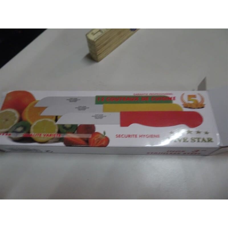 12 neue Küchenmesser in div. Farben