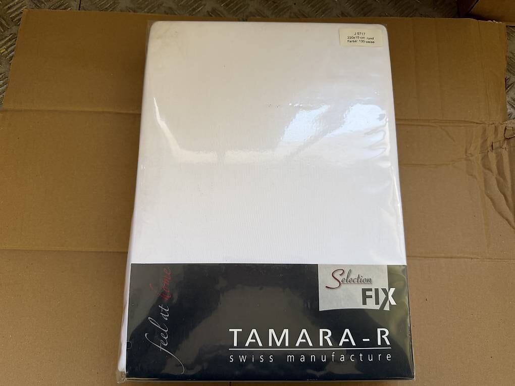 Review neues Fixleintuch rund, weiss, 220x15-35cm,