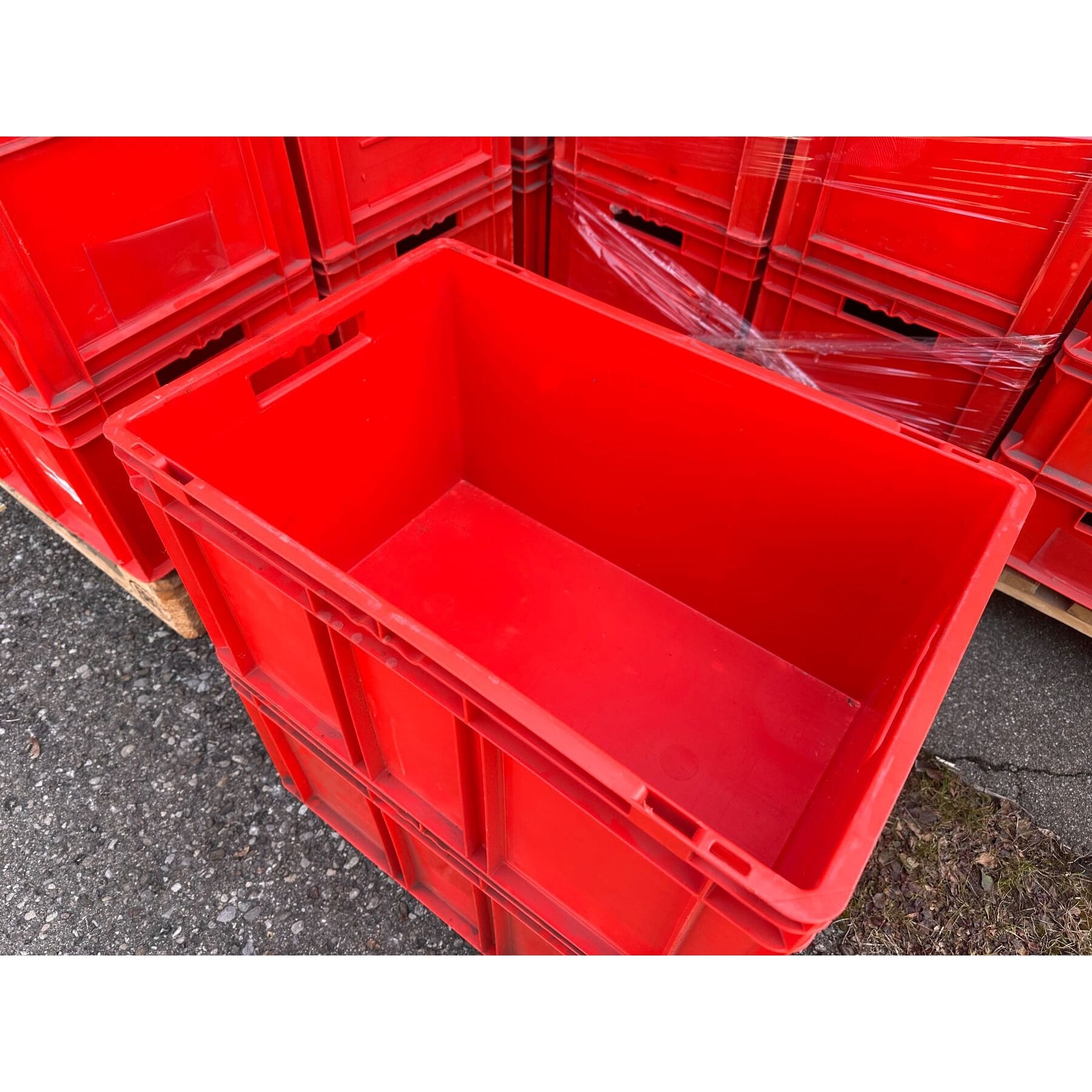 SSI Schäfer Kunststoffkisten, rot kompatibel Utz Rako