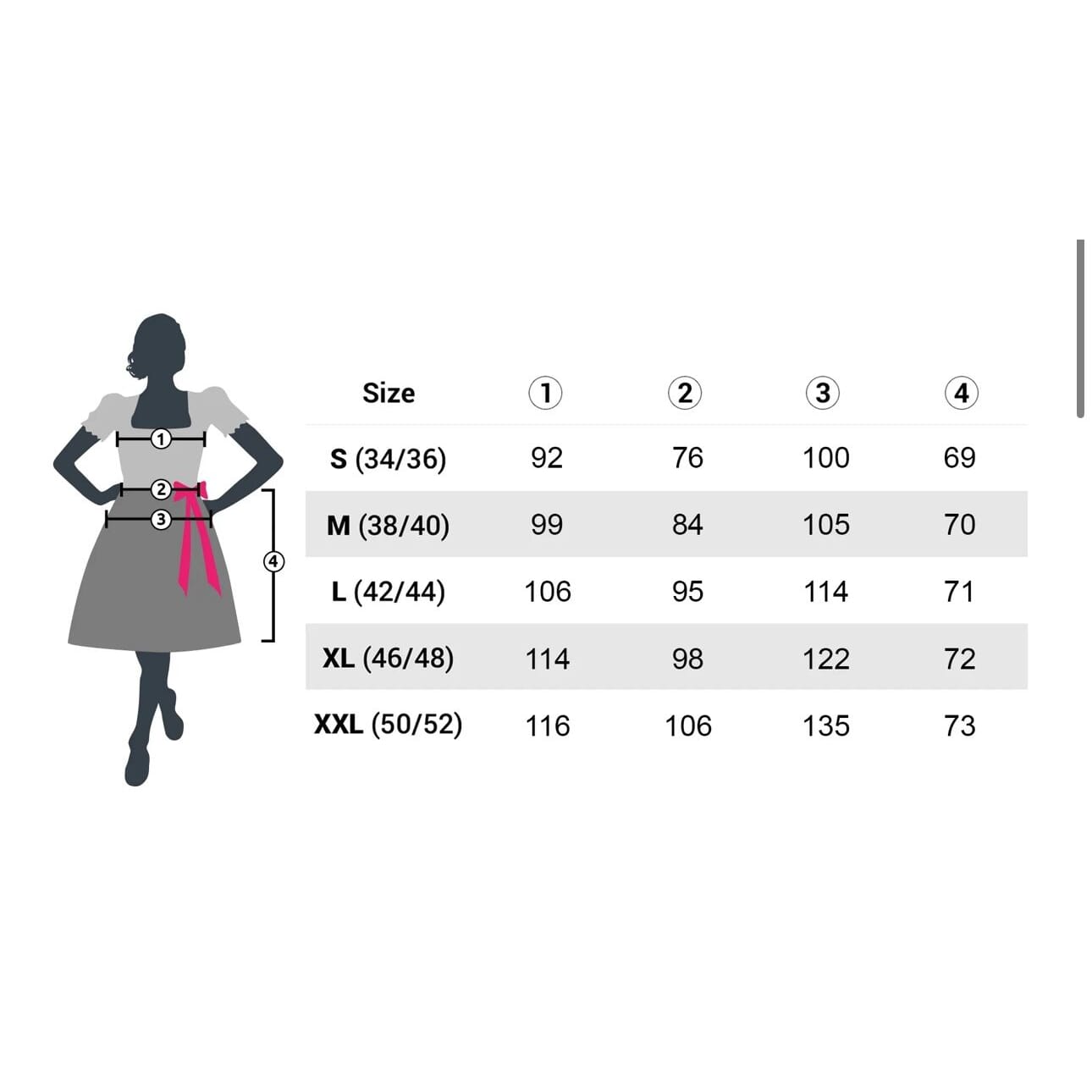 neues Frauenkostüm Dirndl Gr. XL, Oktoberfest