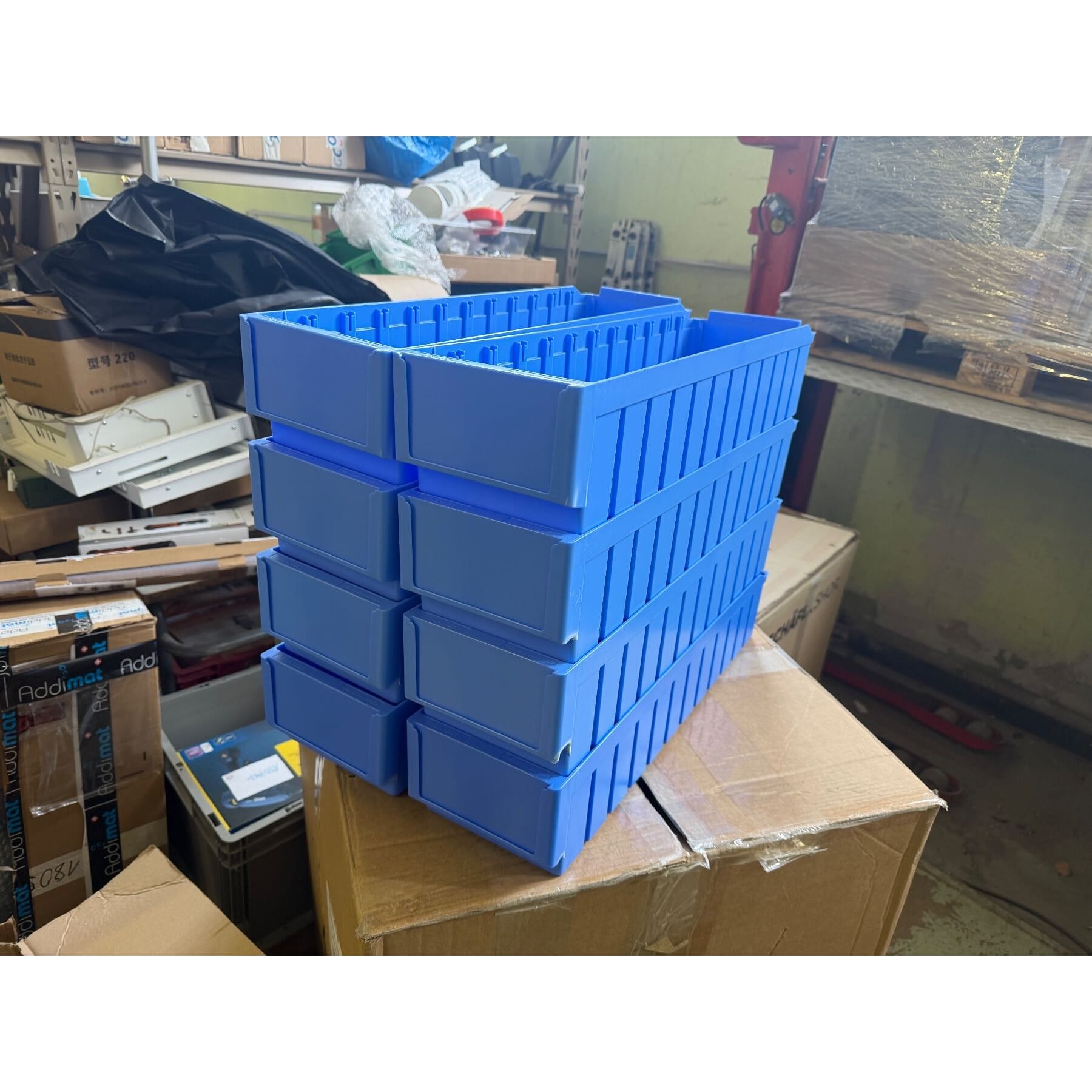 8Stk. Regalkasten RK 621, 12 Fächer ohne Einteilungen