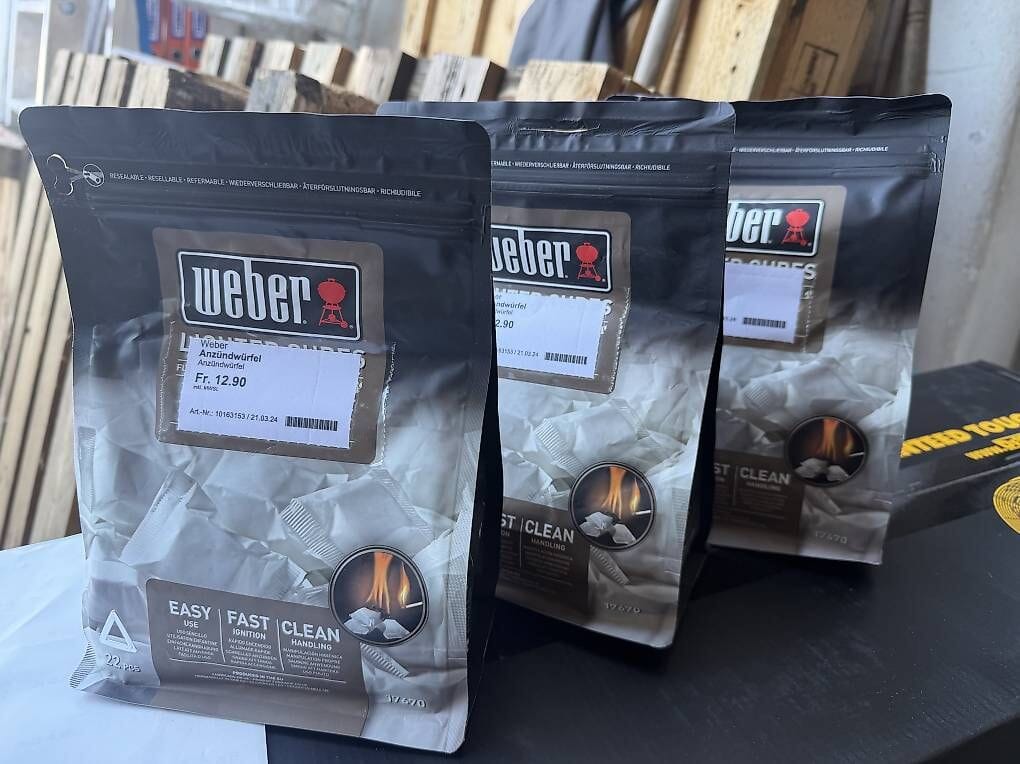 Review 3 Pack Anzündwürfel von Weber