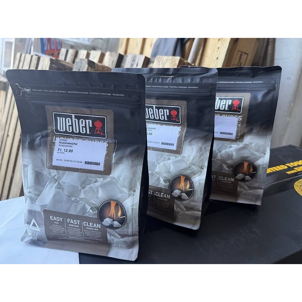 3 Pack Anzündwürfel von Weber