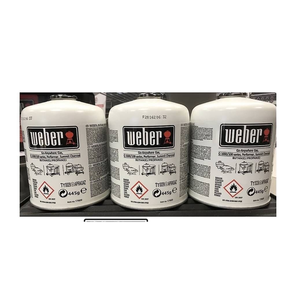 neue Weber Gas-Kartusche 3er-Pack, Grill