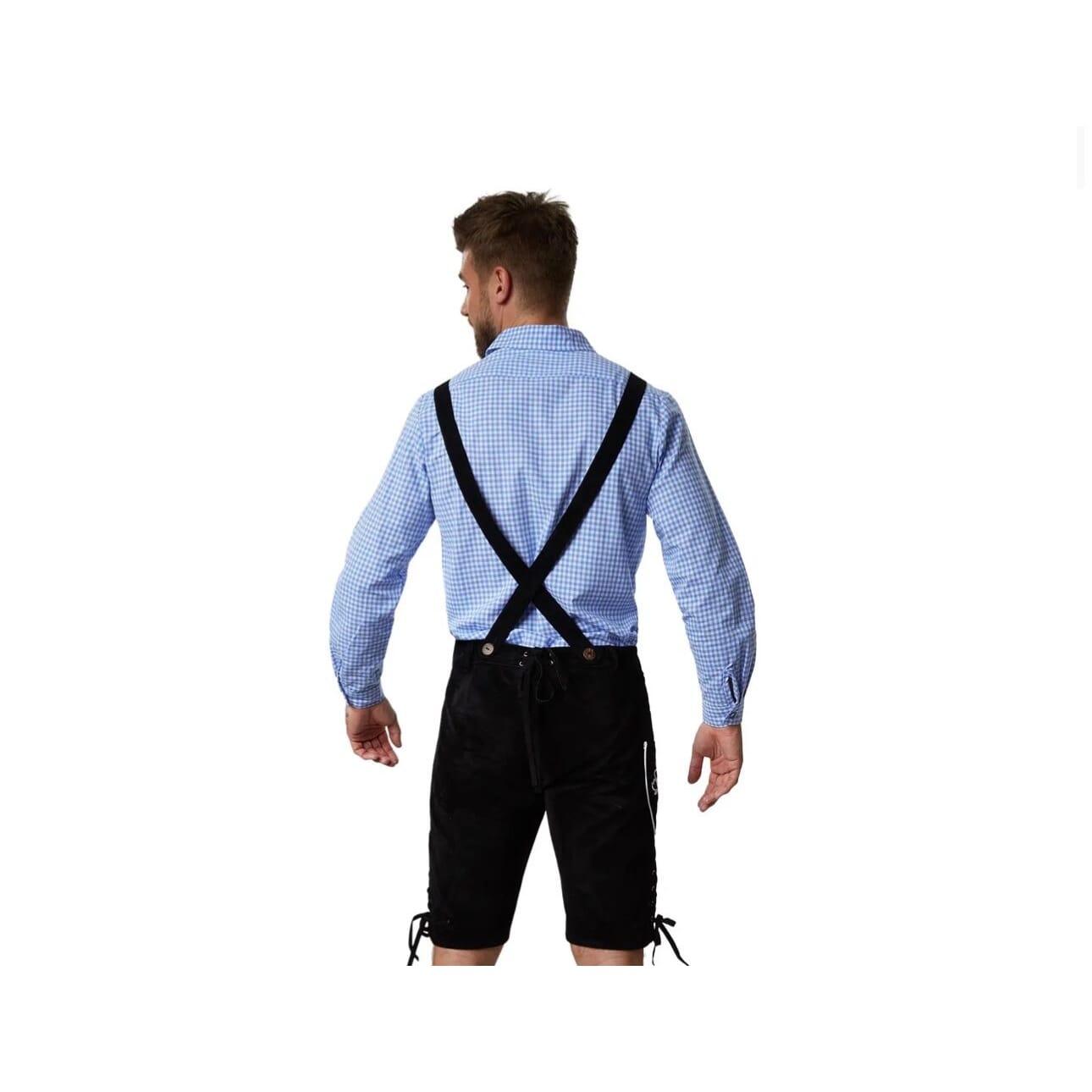 neue Kunstlederhose Oktoberfest Grösse XXL, schwarz
