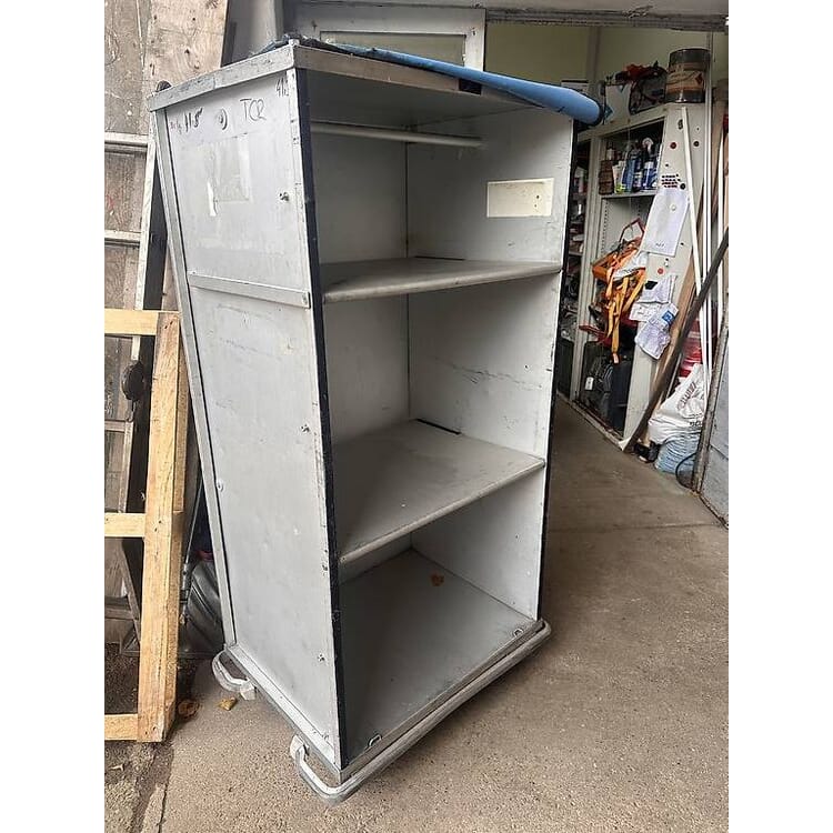 Profi Kommissionierwagen aus Alu 80x60x167cm