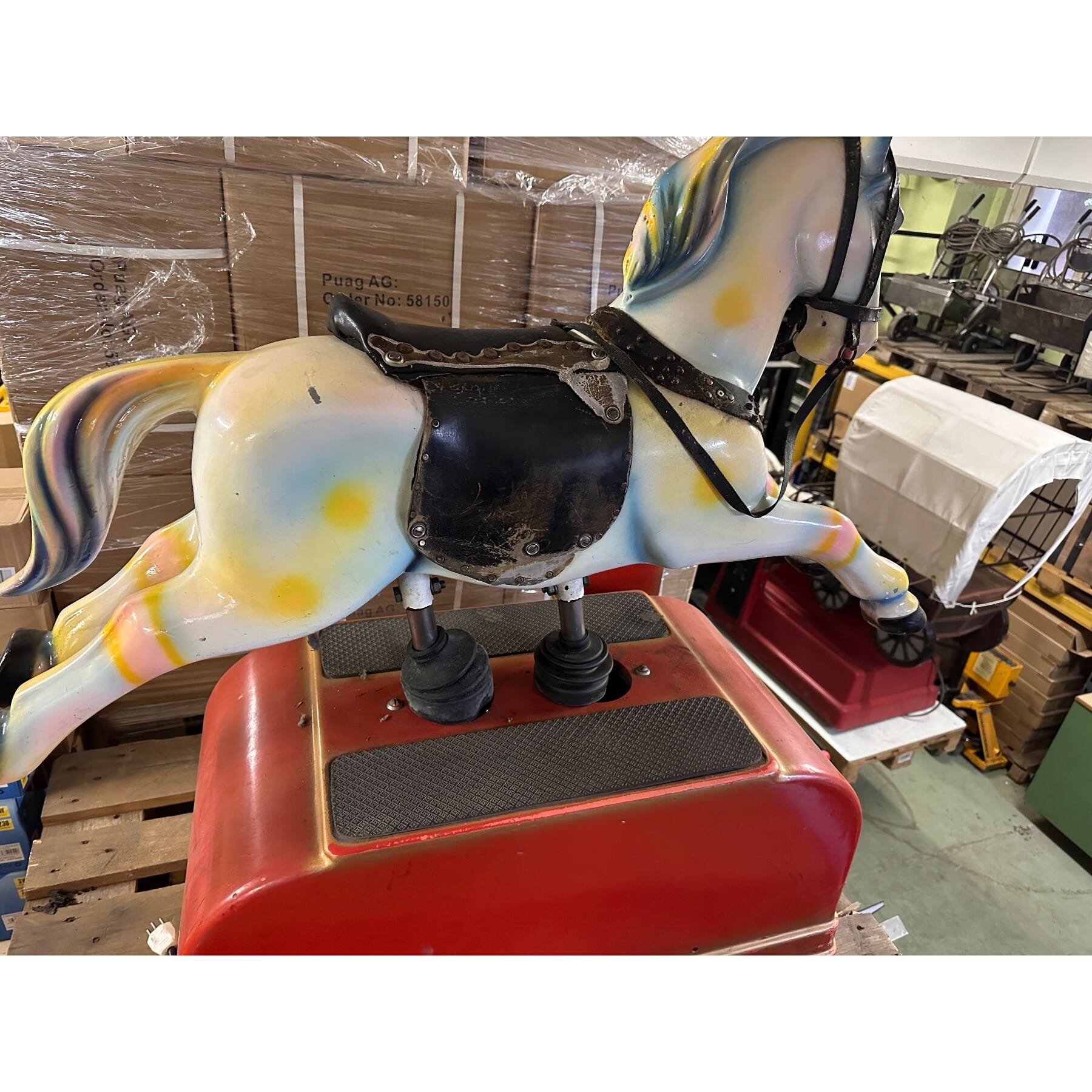 KINDER Karussell mit Pferd - Top Zustand