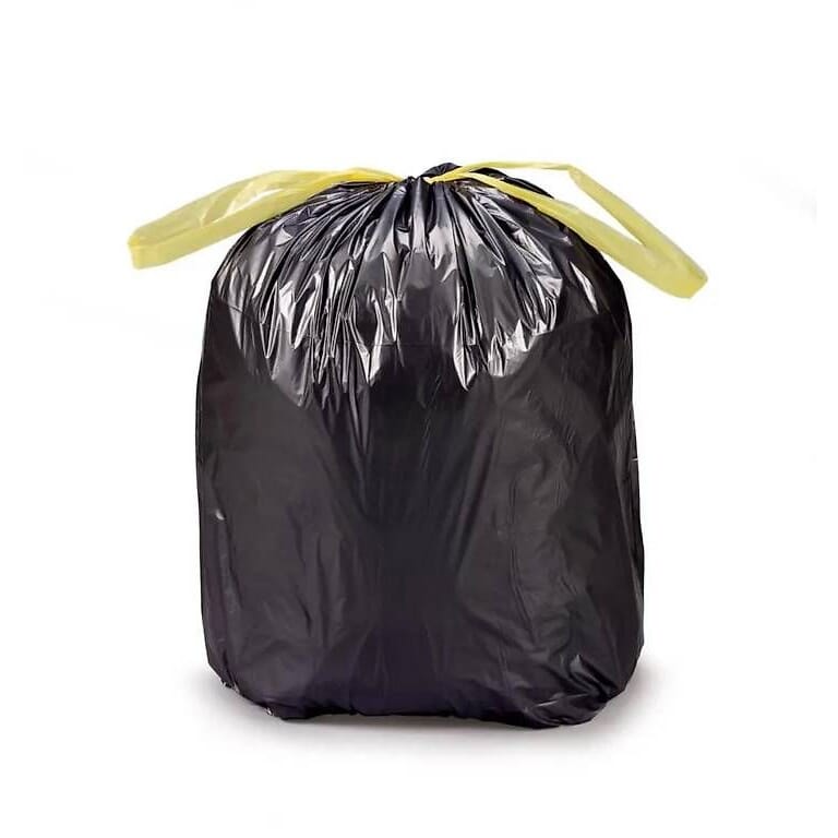 Müllsack mit Verschlussband, 60 l, schwarz, 100 Stk.