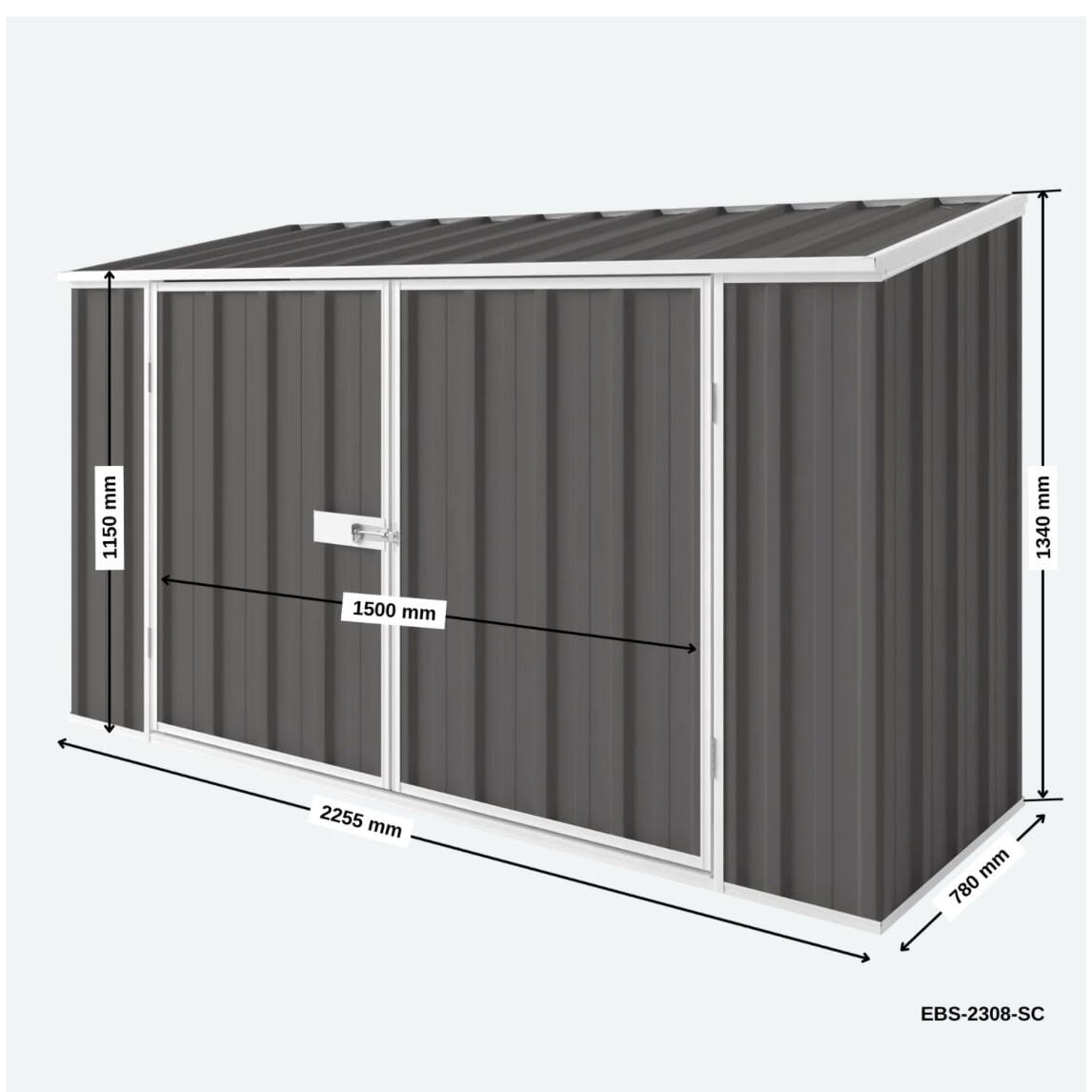 neue Garage für Fahrräder / Mülltonnen statt 850.-