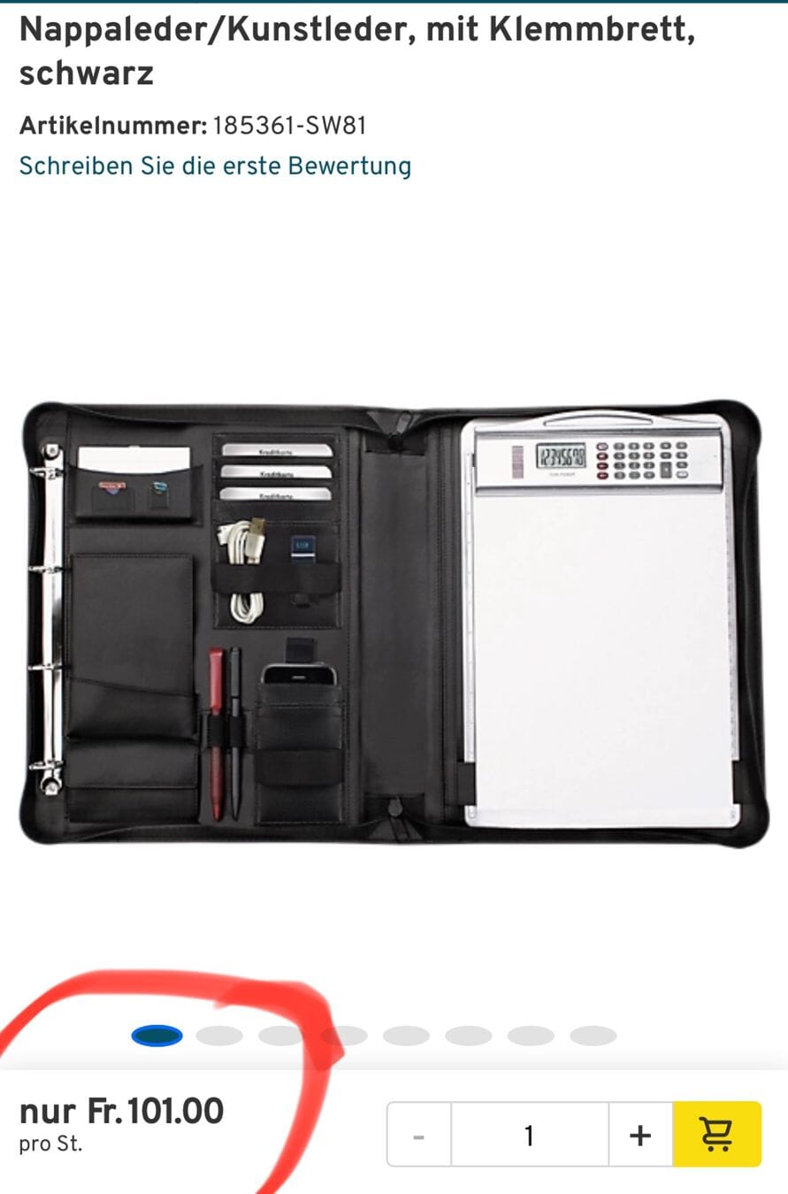 Review neue Alassio Mappe aus Nappaleder