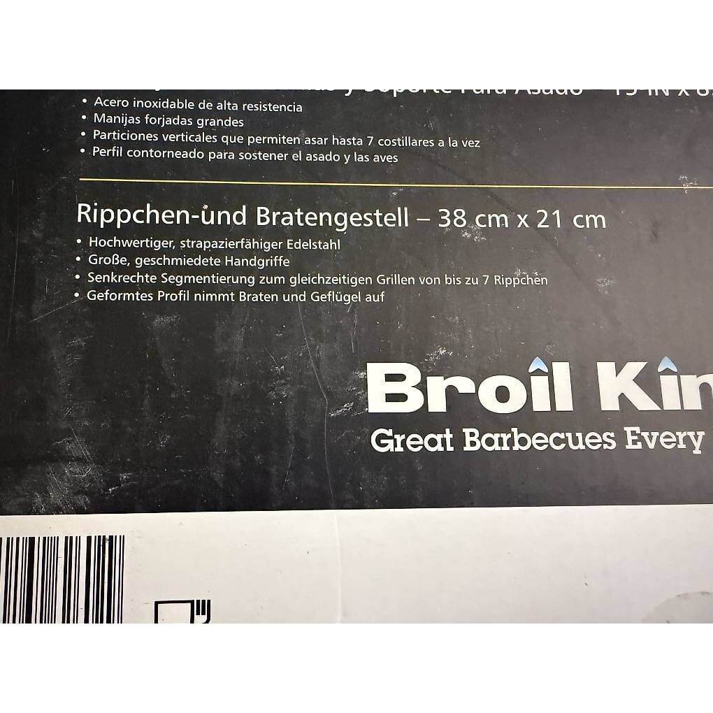 neues Broil King Bratengestell, 38x21cm