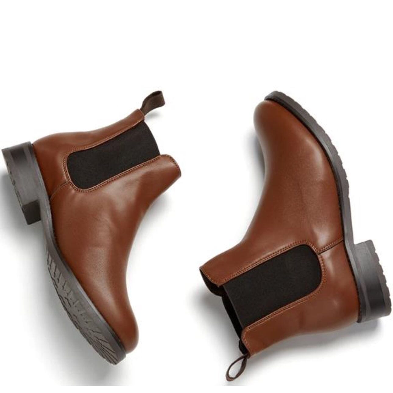 neue Chelsea Boots Luxe Smart Kastanienbraun Gr. 36