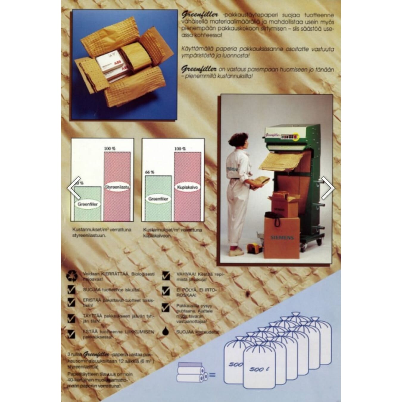 Greenfiller 550 Papierfüllmaschine für Pakete