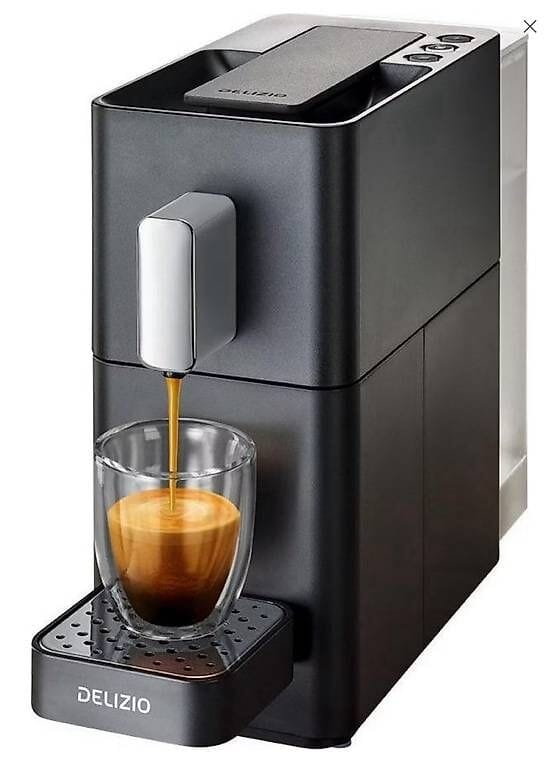 Review neue Kapselmaschine Delizio Carina Midnight Black