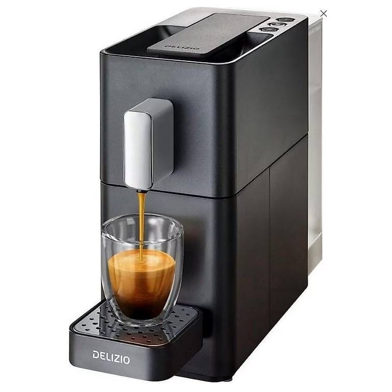 neue Kapselmaschine Delizio Carina Midnight Black