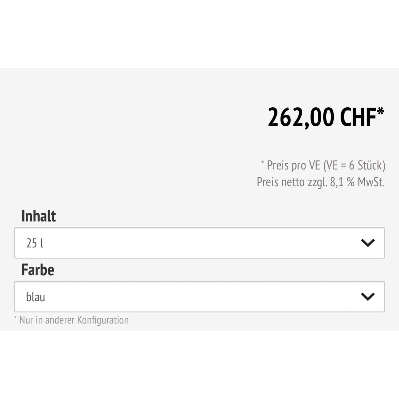 5 neue, blaue 25l Kanister