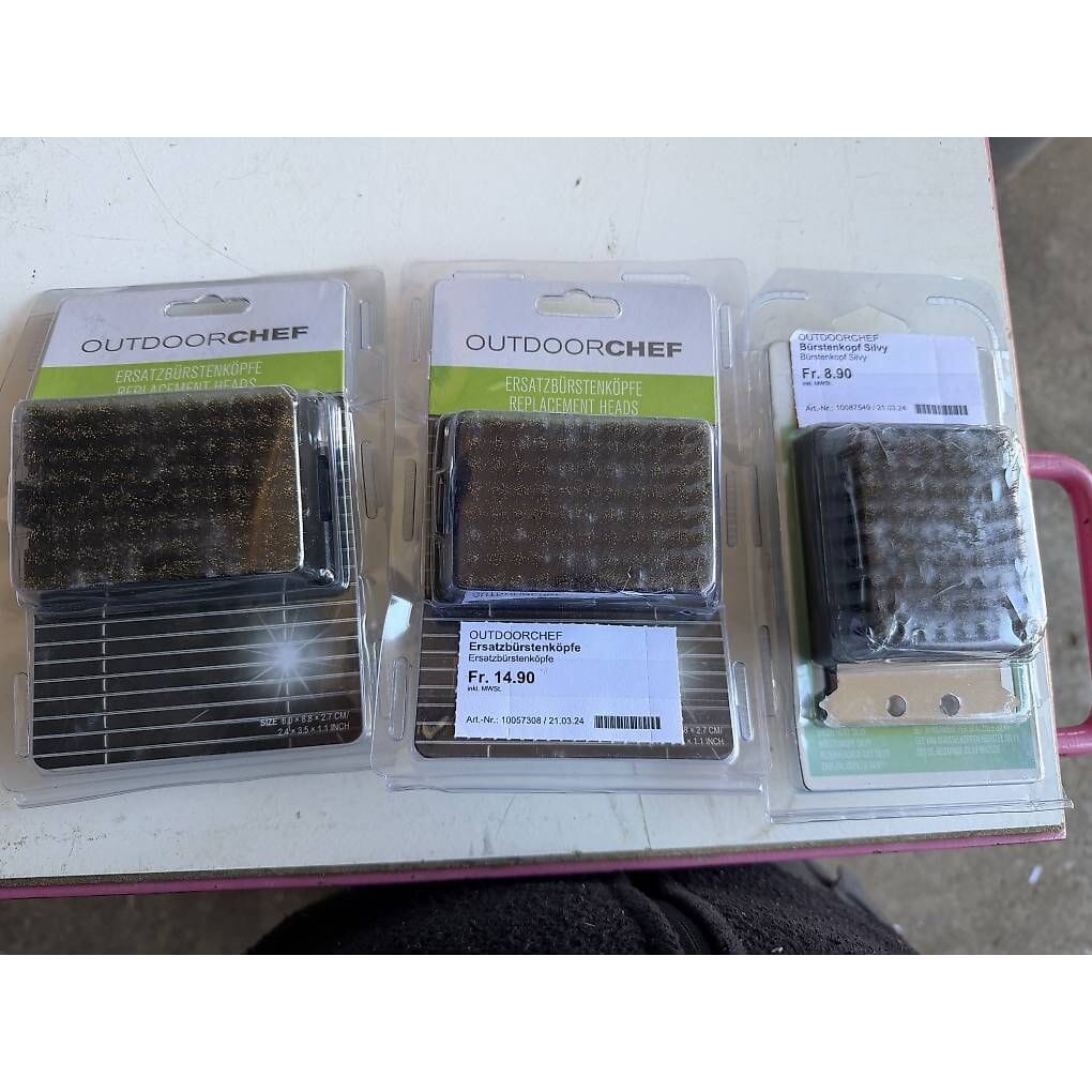 3 Pack neue Ersatzbürstenköpfe