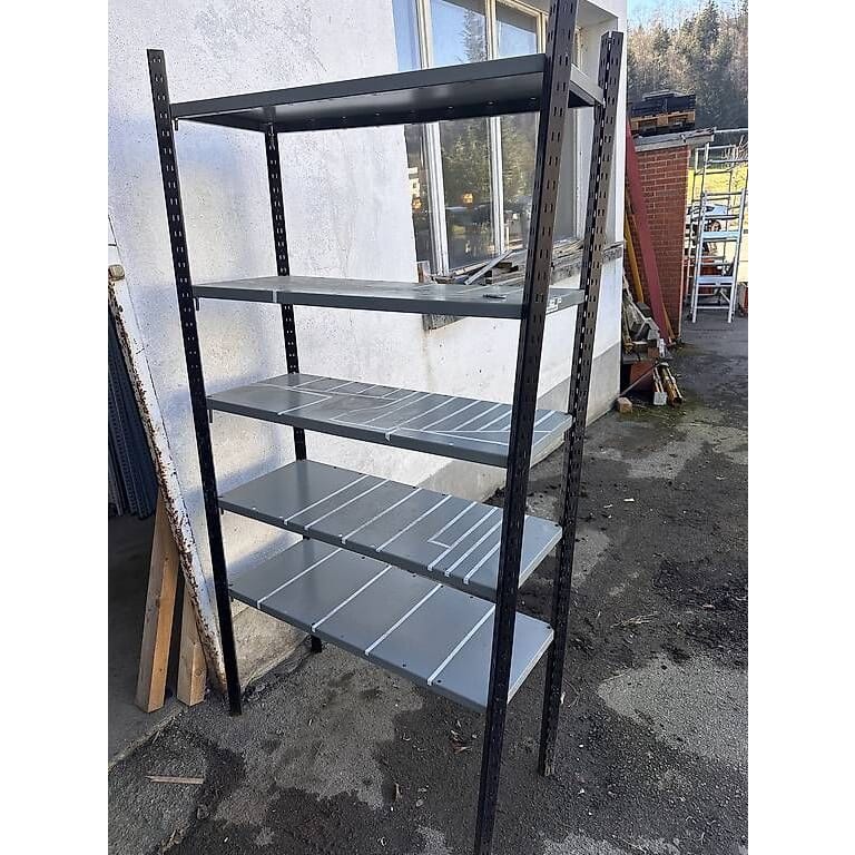 massives Steckregal Metallregal 100x40x201cm