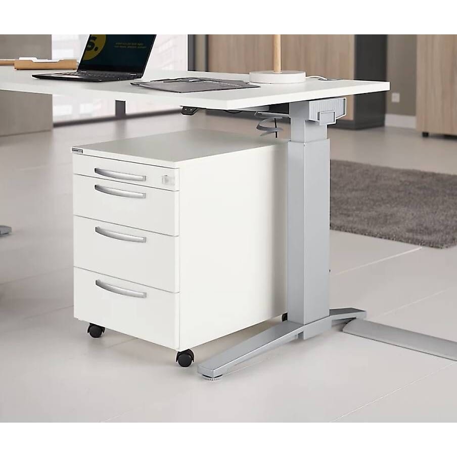 neuer 3er Rollcontainer B 432 x T 580 x H 595 mm, weiss