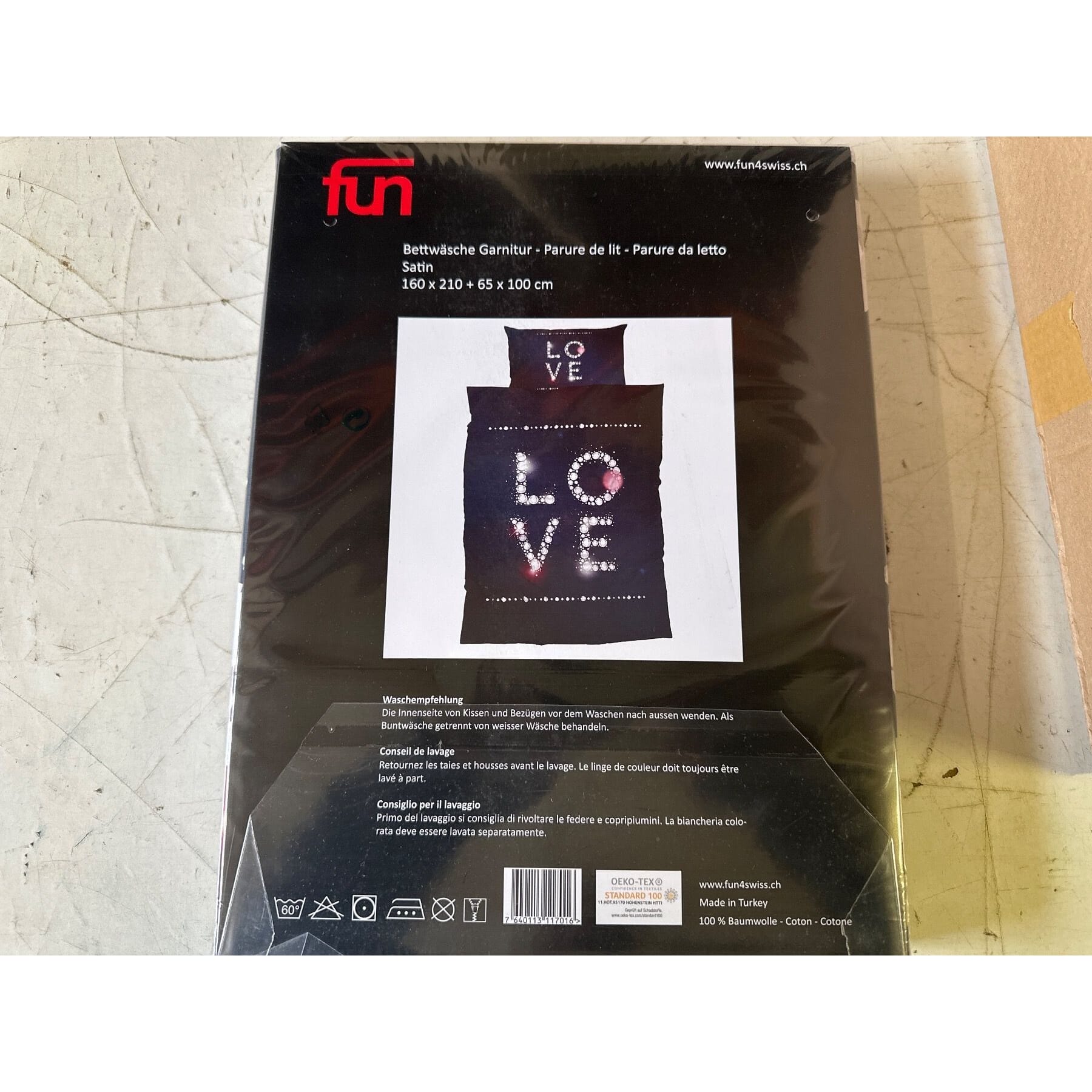 Neue Satin BETTWÄSCHE 