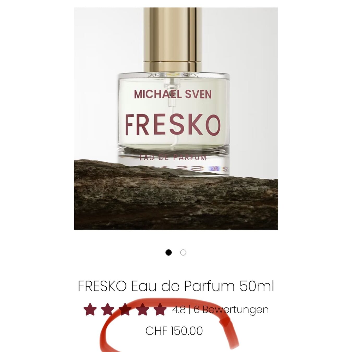 neues Fresko eau de Parfum 50ml, statt 150.- nur 89.-
