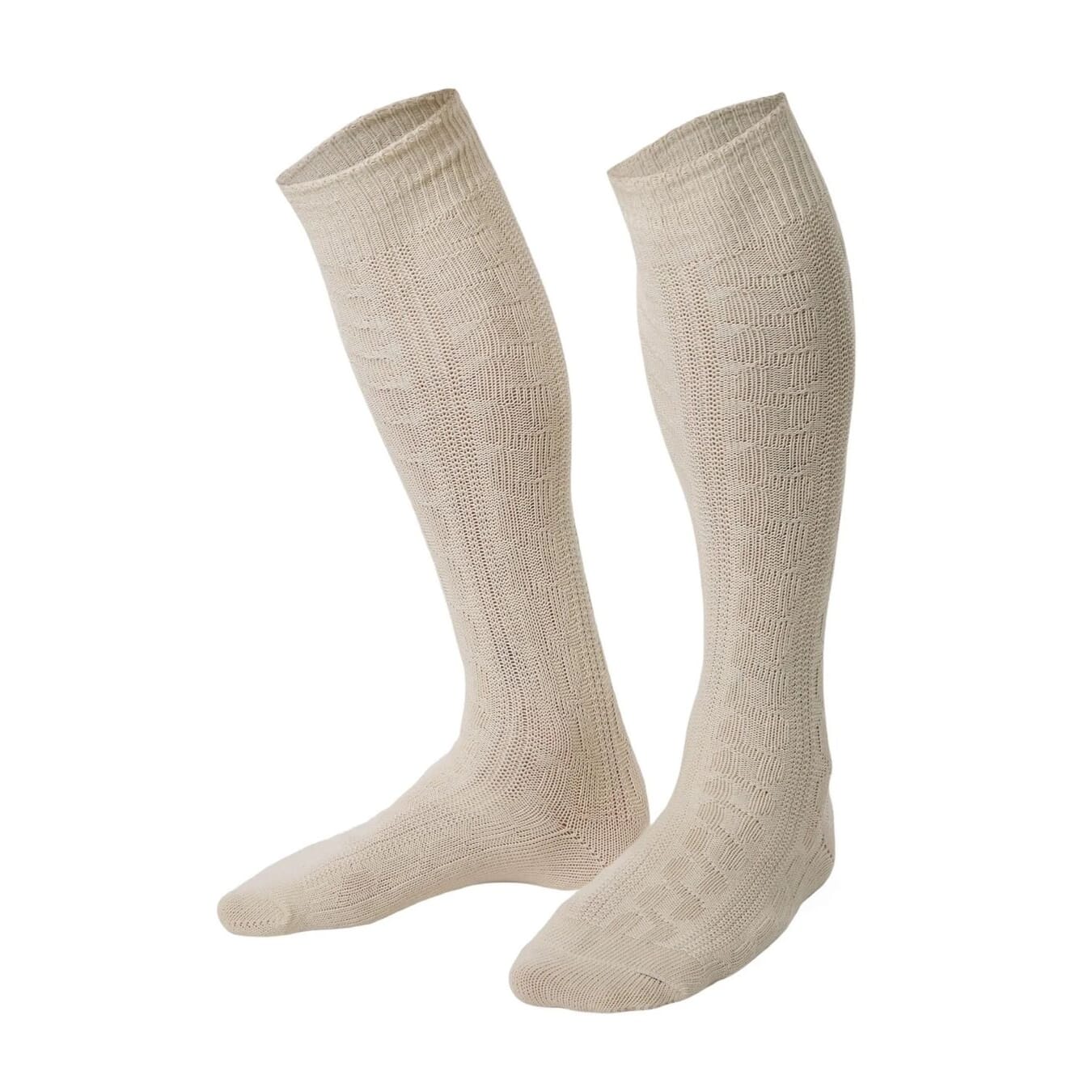 neue Oktoberfest Kniestrümpfe ecru 47-50