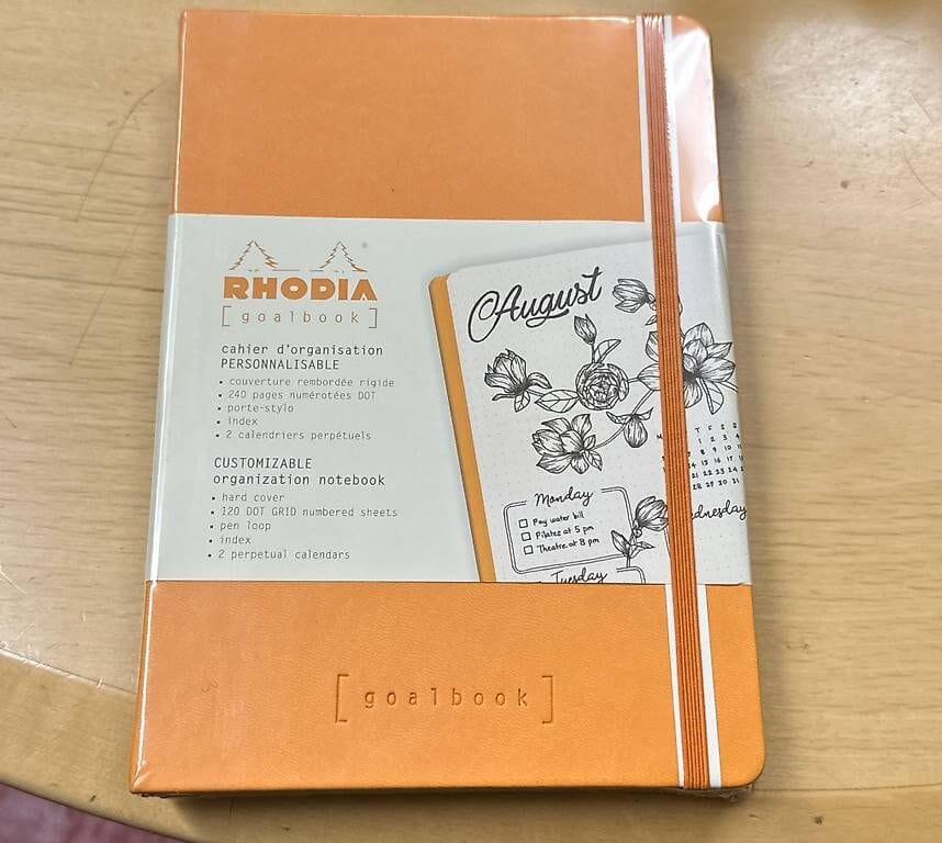 Review neu Rhodia Rhodiarma Goalbook in orange