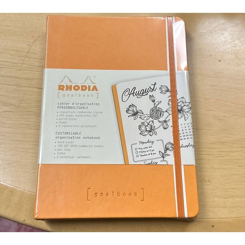 neu Rhodia Rhodiarma Goalbook in orange