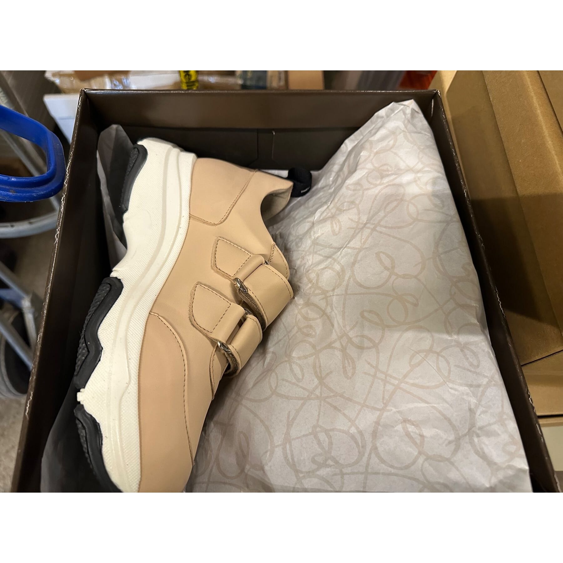 neue NAE Vegan Shoes Plateau Sneakers Colin / nude Gr. 41