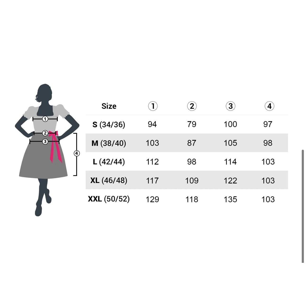 neues Frauenkostüm Maxi-Dirndl Gr. M, Oktoberfest