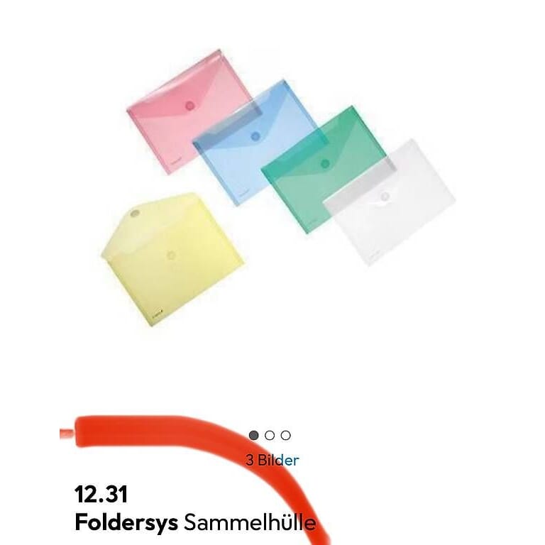 40 Stk. Dokumententaschen, DIN A5 quer, Klettverschluss