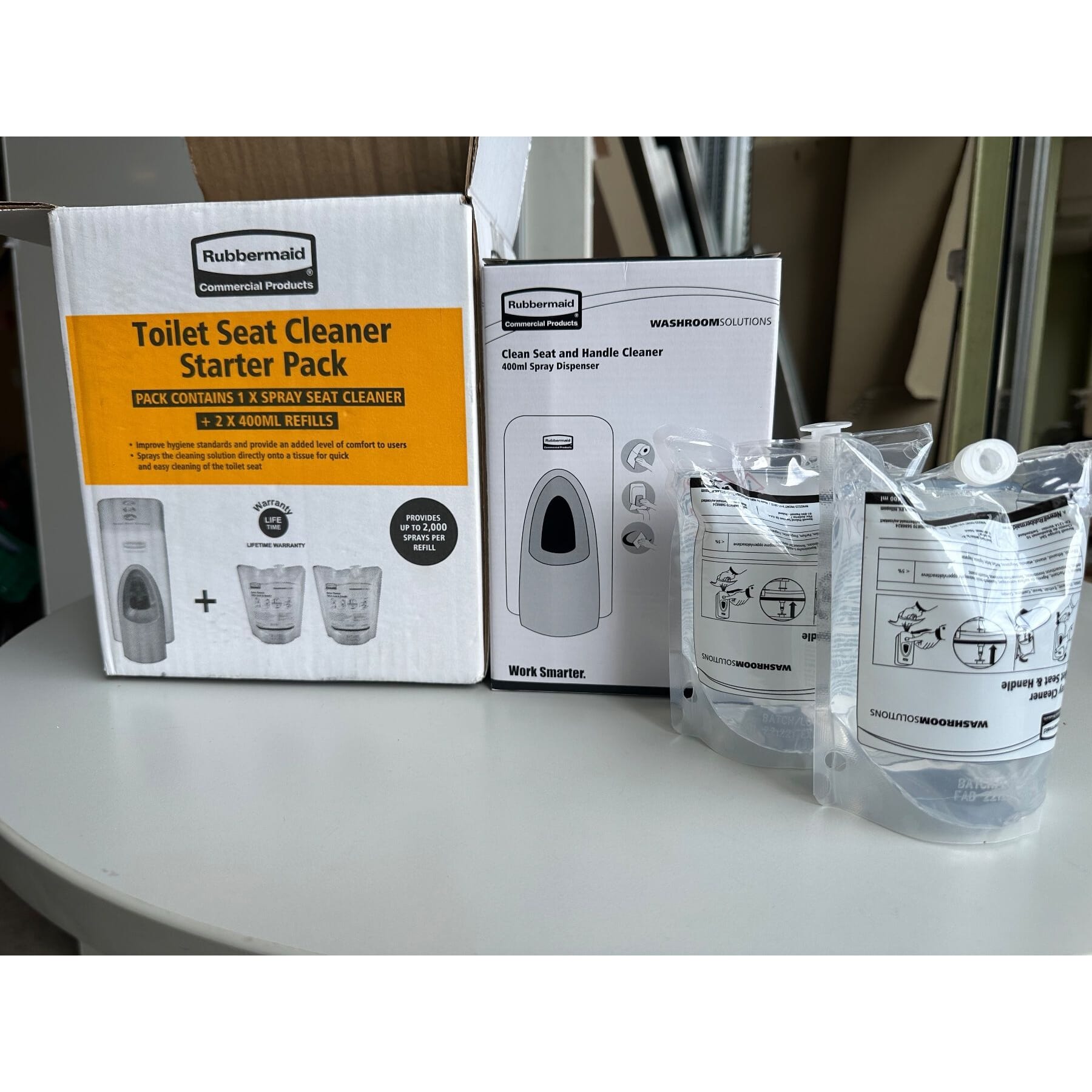 neuer Toilettensitzreiniger Set