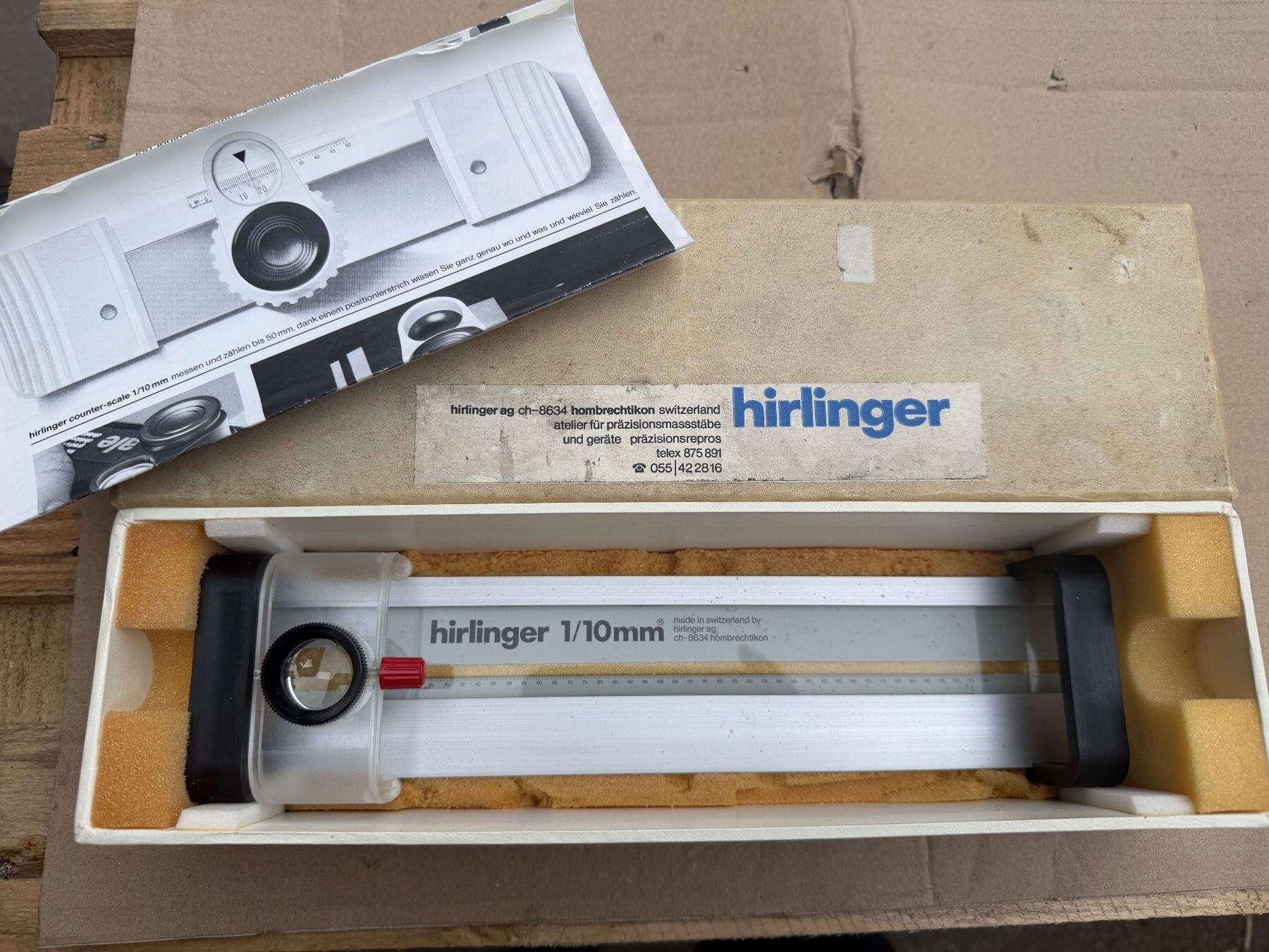 Review Hirlinger Präzisions-Glasmassstab 1/10mm Teilung
