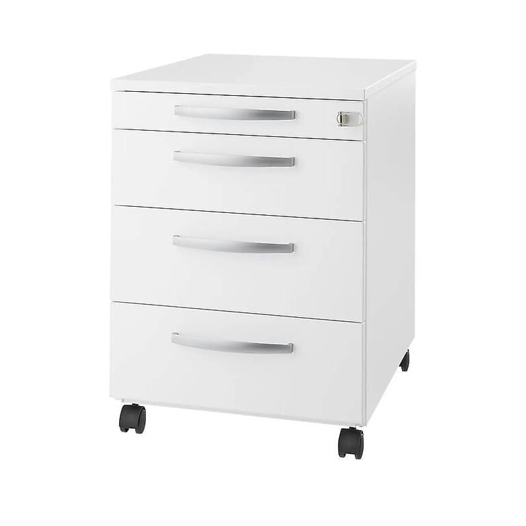 neuer 3er Rollcontainer B 432 x T 580 x H 595 mm, weiss