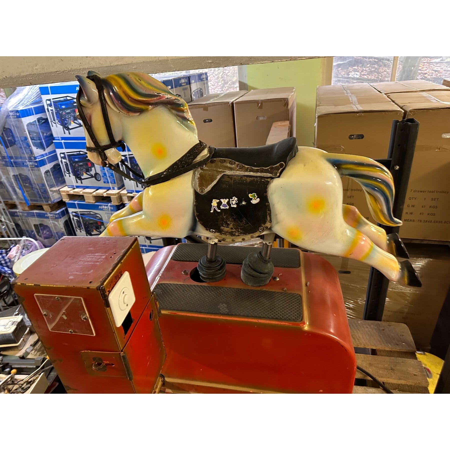 KINDER Karussell mit Pferd - Top Zustand