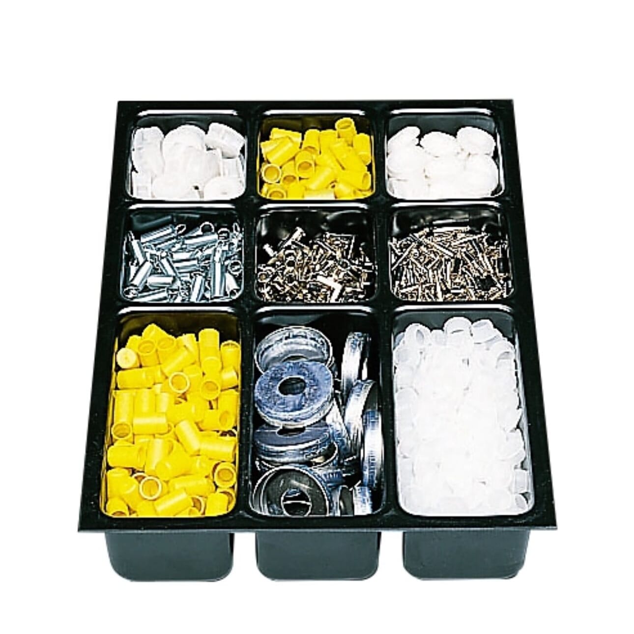 5Stk. neue Kunststoff-Schubladeneinsätze DIN A3, 9 Fächer