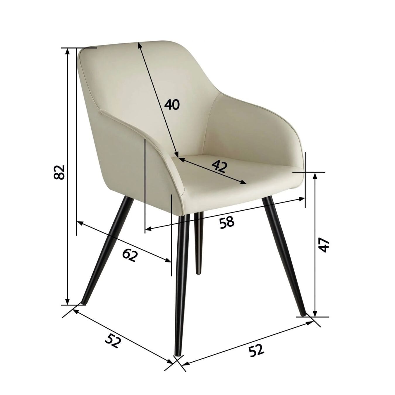 neuer Stuhl Marilyn türkis/schwarz