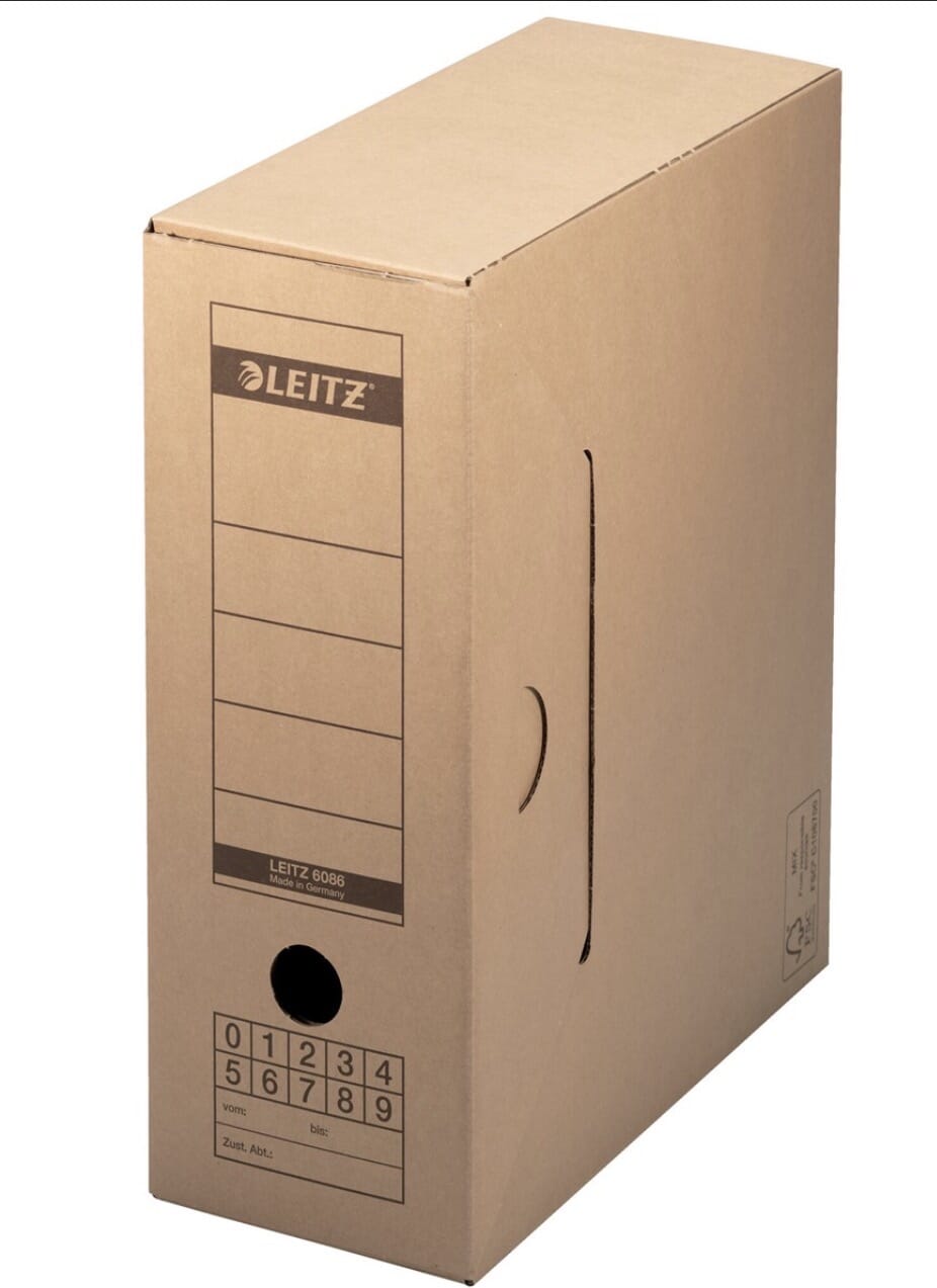 Review 10 Stk.Leitz Premium Archiv-Schachtel mit Verschlussklappe, A4
