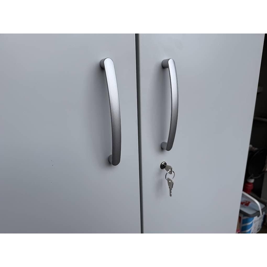 neuer Büroschrank, Stahl, 5 OH, abschliessbar, B 800 mm