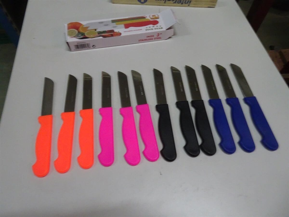 Review 12 neue Küchenmesser in div. Farben