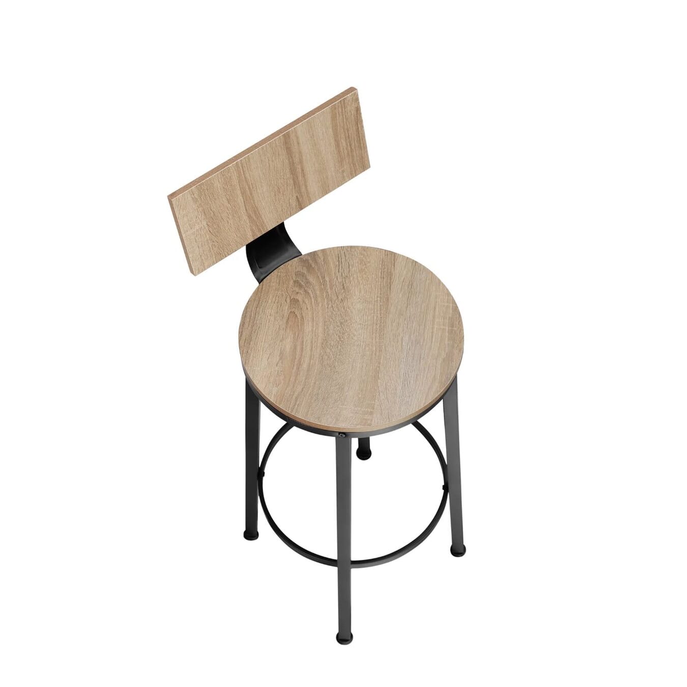 neue 2er Set Barhocker Poole Industrial Holz hell, Eiche