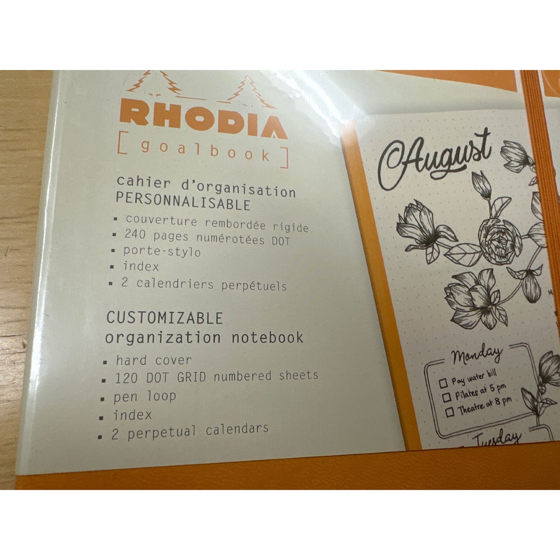 neu Rhodia Rhodiarma Goalbook in orange