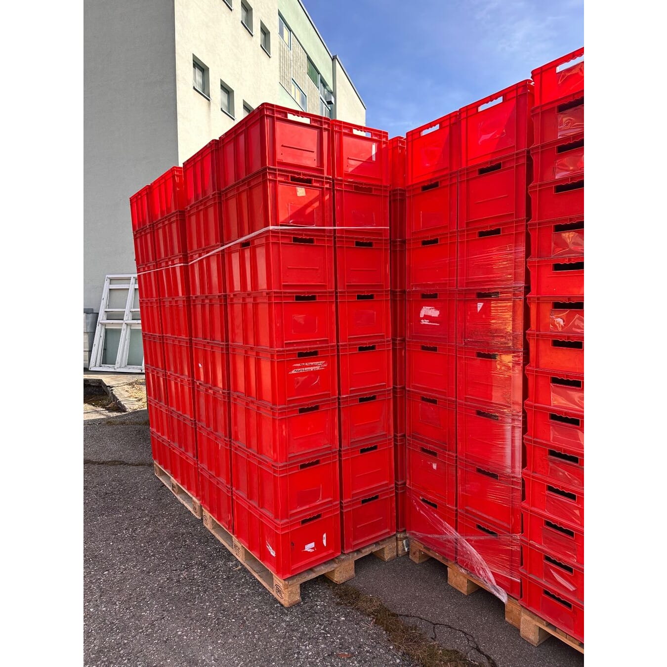 SSI Schäfer Kunststoffkisten, rot kompatibel Utz Rako