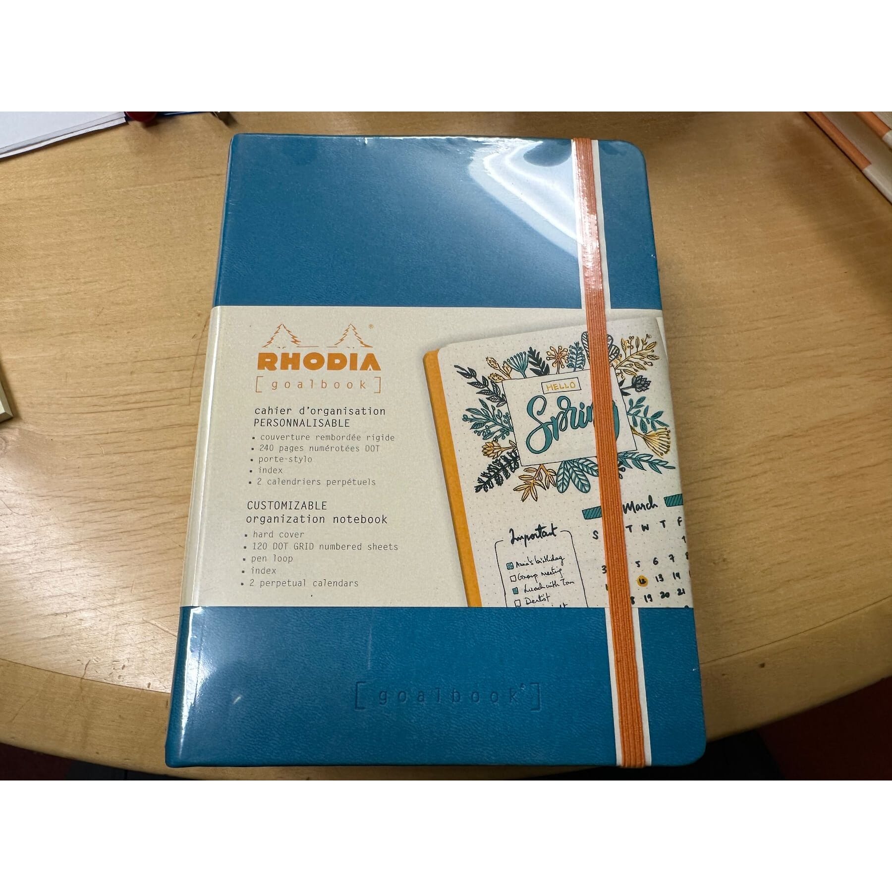 neu Rhodia Rhodiarma Goalbook in blau