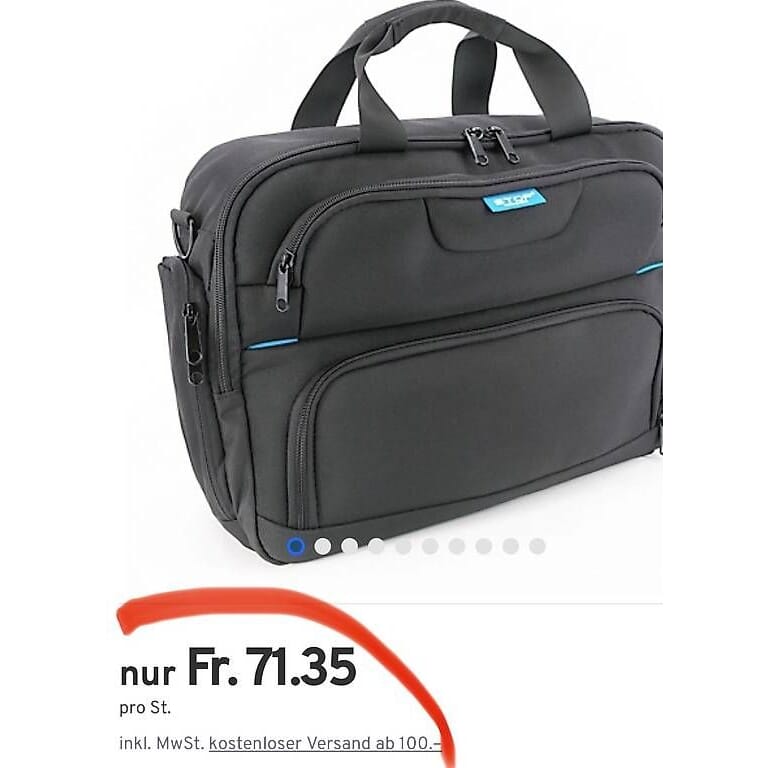 neue Lap Top Tasche/Trolley/Rucksack, schwarz