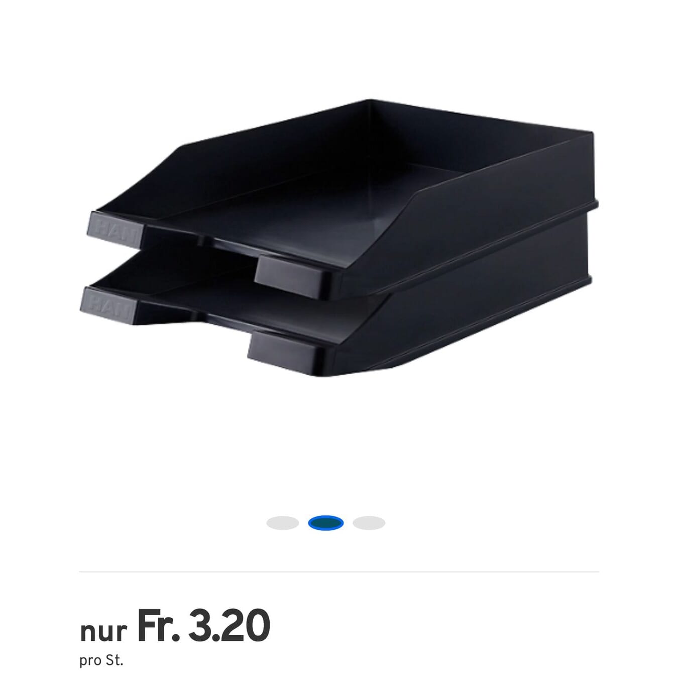 10Stk.Briefablage DIN A4/C4, Kunststoff, stapelbar, stabil