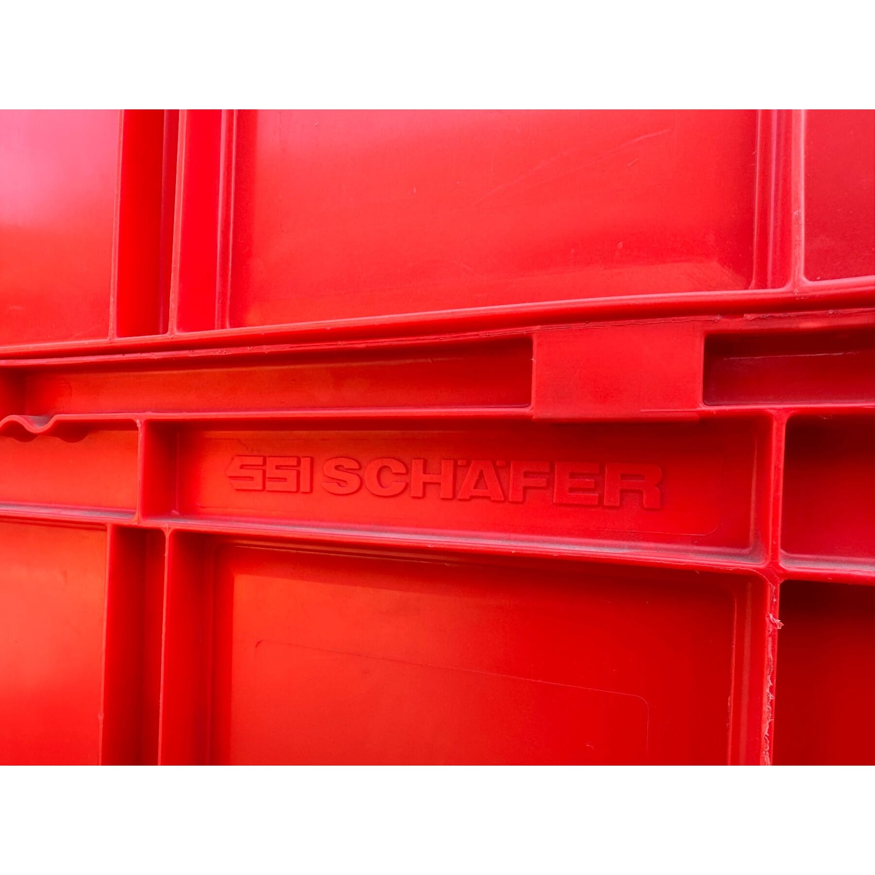 SSI Schäfer Kunststoffkisten, rot kompatibel Utz Rako