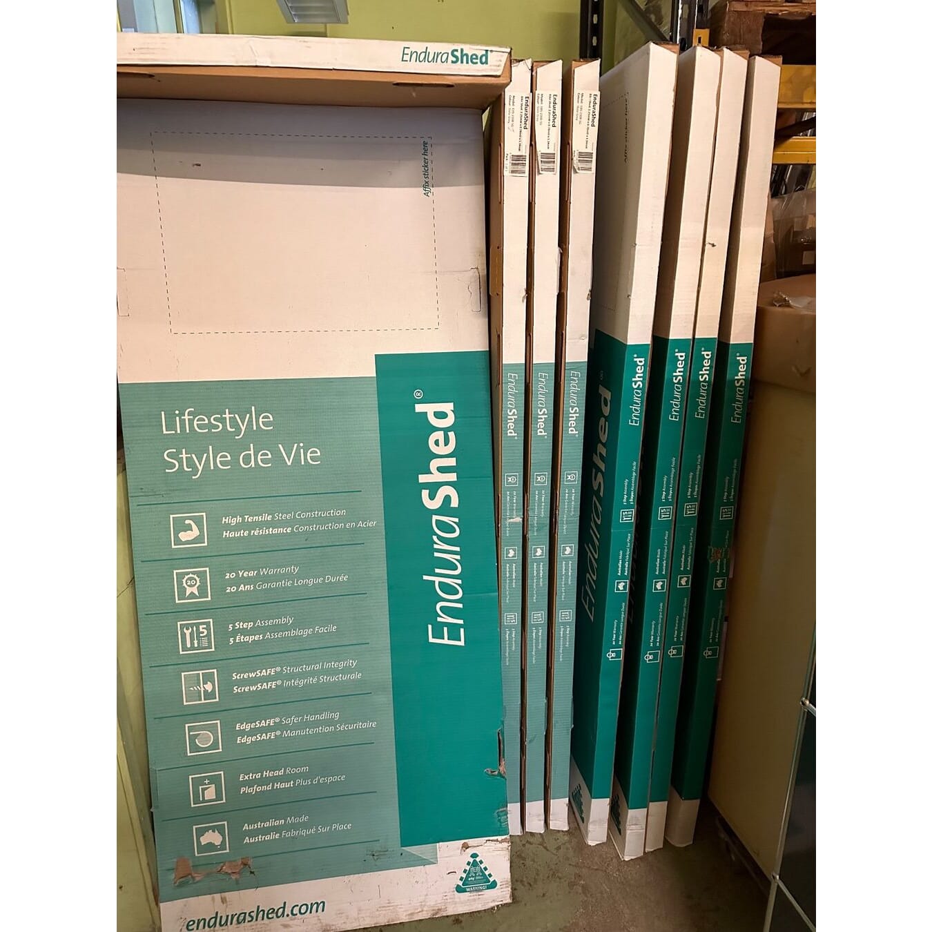 neue Garage für Fahrräder / Mülltonnen statt 850.-