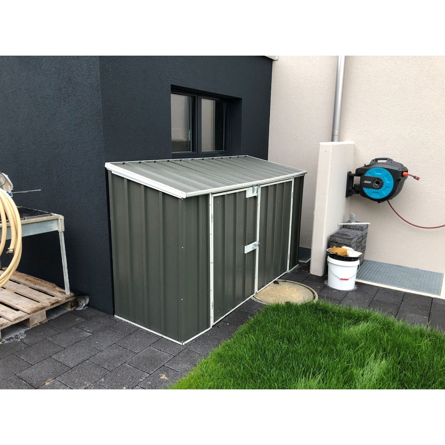 neue Garage für Fahrräder / Mülltonnen statt 850.-